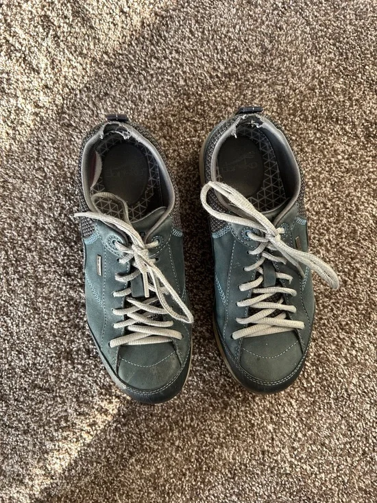 Dansko Women's Navy Suede Waterproof Slip Resistant Athletic Shoe - Picture 3 of 8